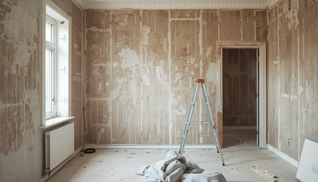 Refurbishment drylining work in a West Bromwich home renovation